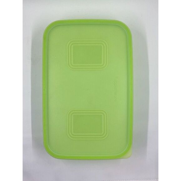 Tupperware Quadro Storage Containers (Set of 2) 6049, 6050 Green - Picture 4 of 7